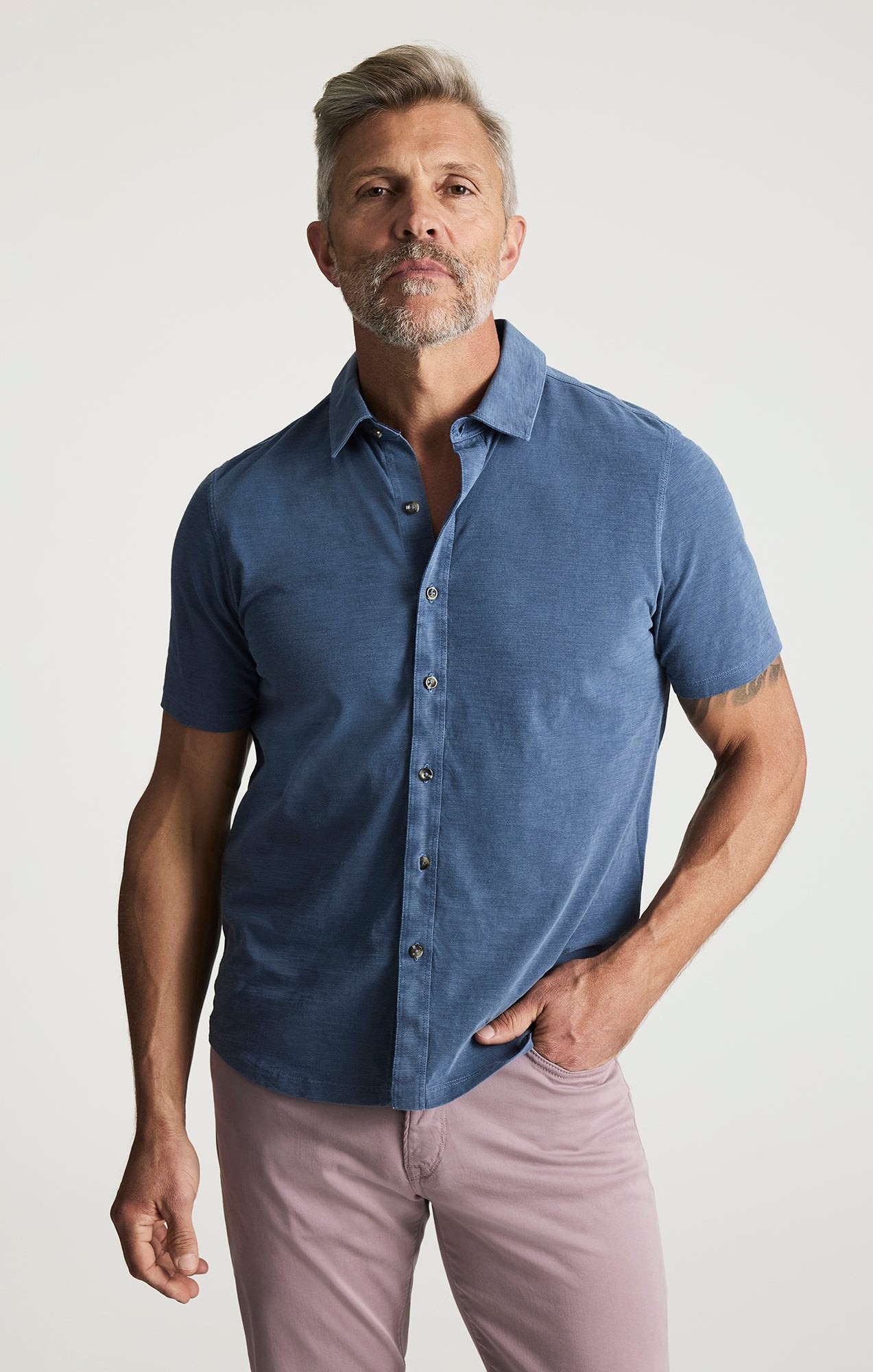 34 Heritage Jersey Shirt, Vintage Indigo