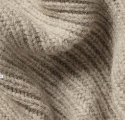 Oatmeal fabric detail — Charles Tyrwhitt Pure Merino Shawl Neck Chunky Cardigan